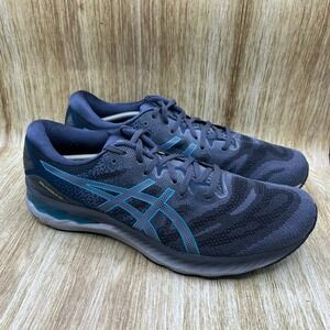 Asics Gel-Nimbus 23 Men's Size 14 Wide Running Shoes Grey Blue Sneakers 1011B006